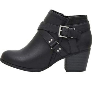 Black ankle boots